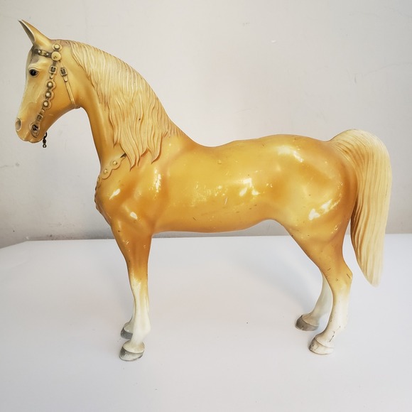 Vintage Breyer Western Horse Model No. 57 Palomino w/bit. No Reins Or Saddle USA - Picture 1 of 7